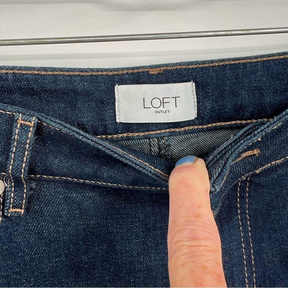 Size 8 Loft Curvy BootCit Jeans Nwot - Picture 5 of 8